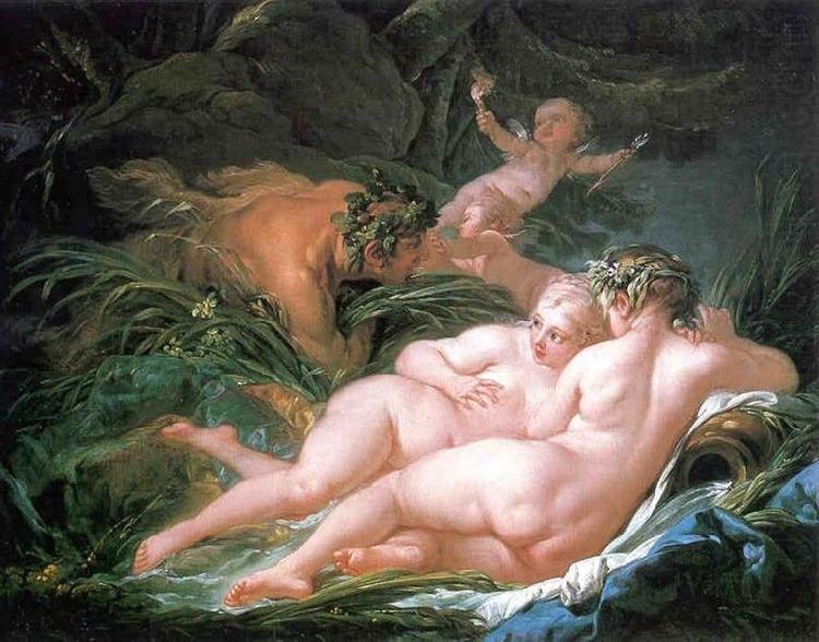 Francois Boucher Pan and Syrinx china oil painting image